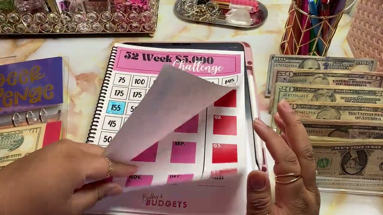 Stuffing Savings Challenges | Finished my 100 envelope challenge!!|  OhmyfroBudgets