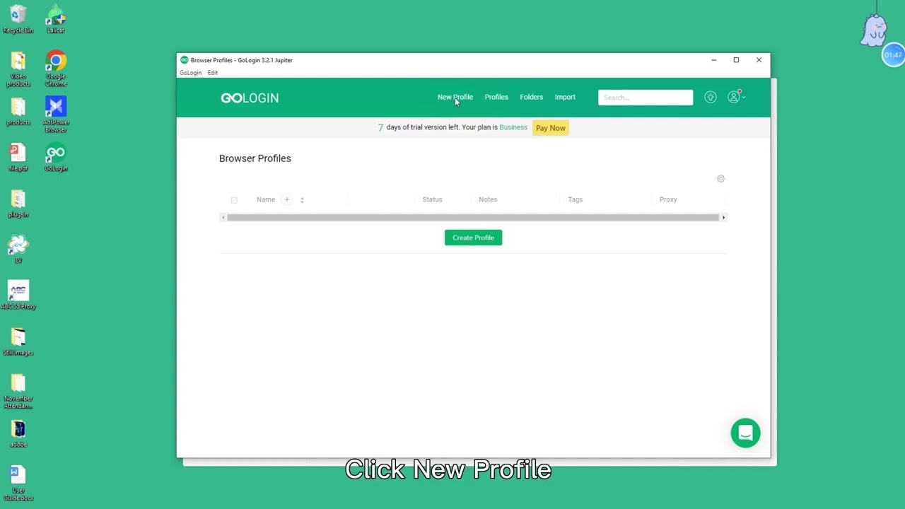 ABCproxy and GoLogin to build a network environment #socks5 #proxy