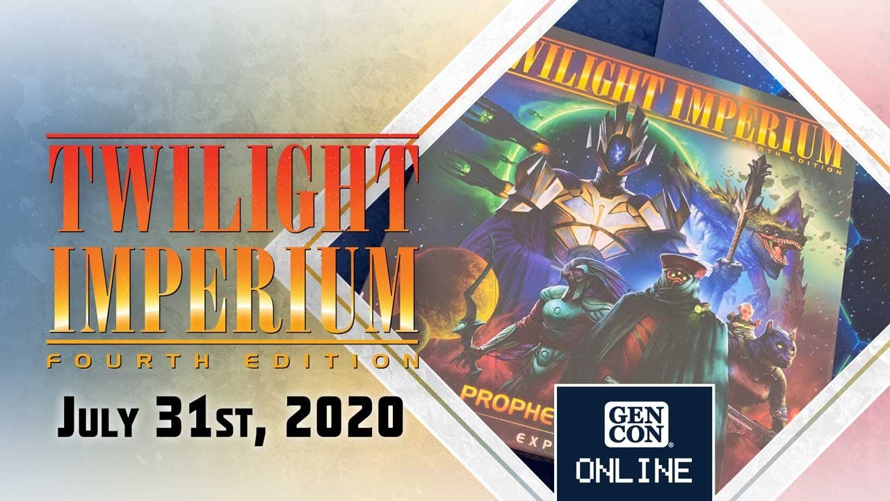 GenCon Online 2020: Twilight Imperium: Prophecy of Kings Unboxing!