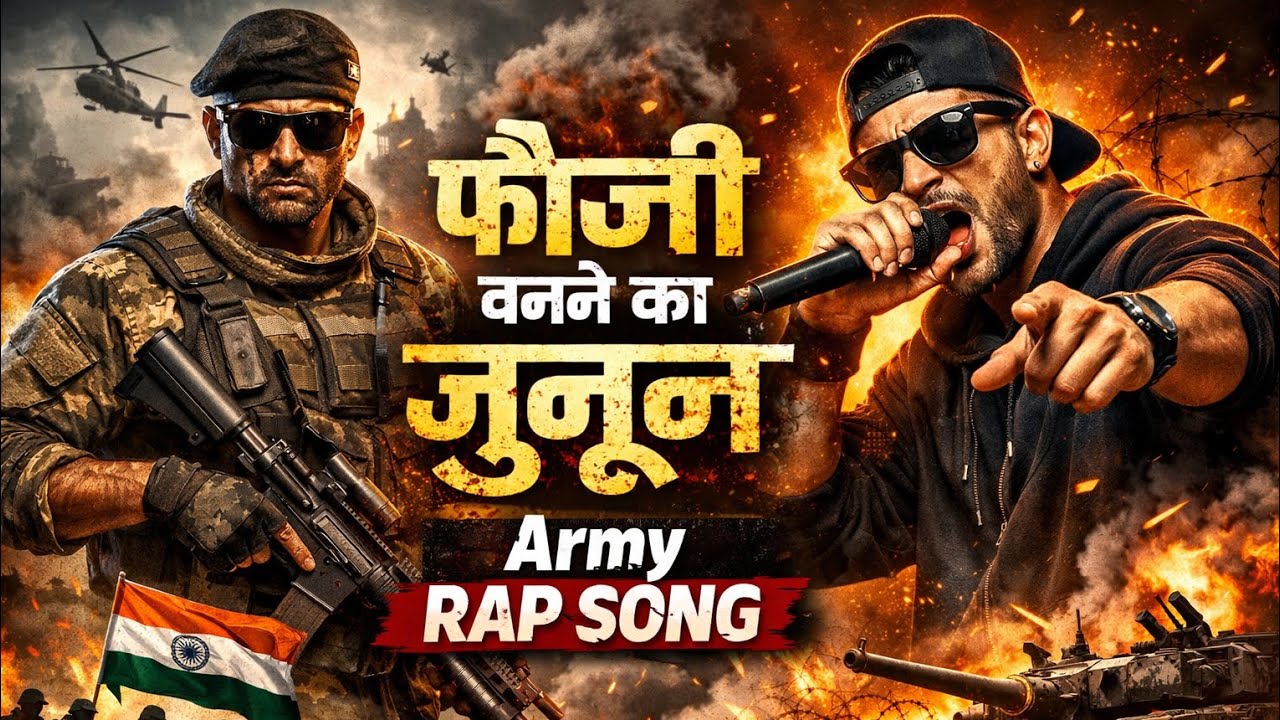 फौजी बनने का जूनून 🔥| Army Motivational Rap Song 2026 | Indian Army Motivation Song | Deshbhakti Rap