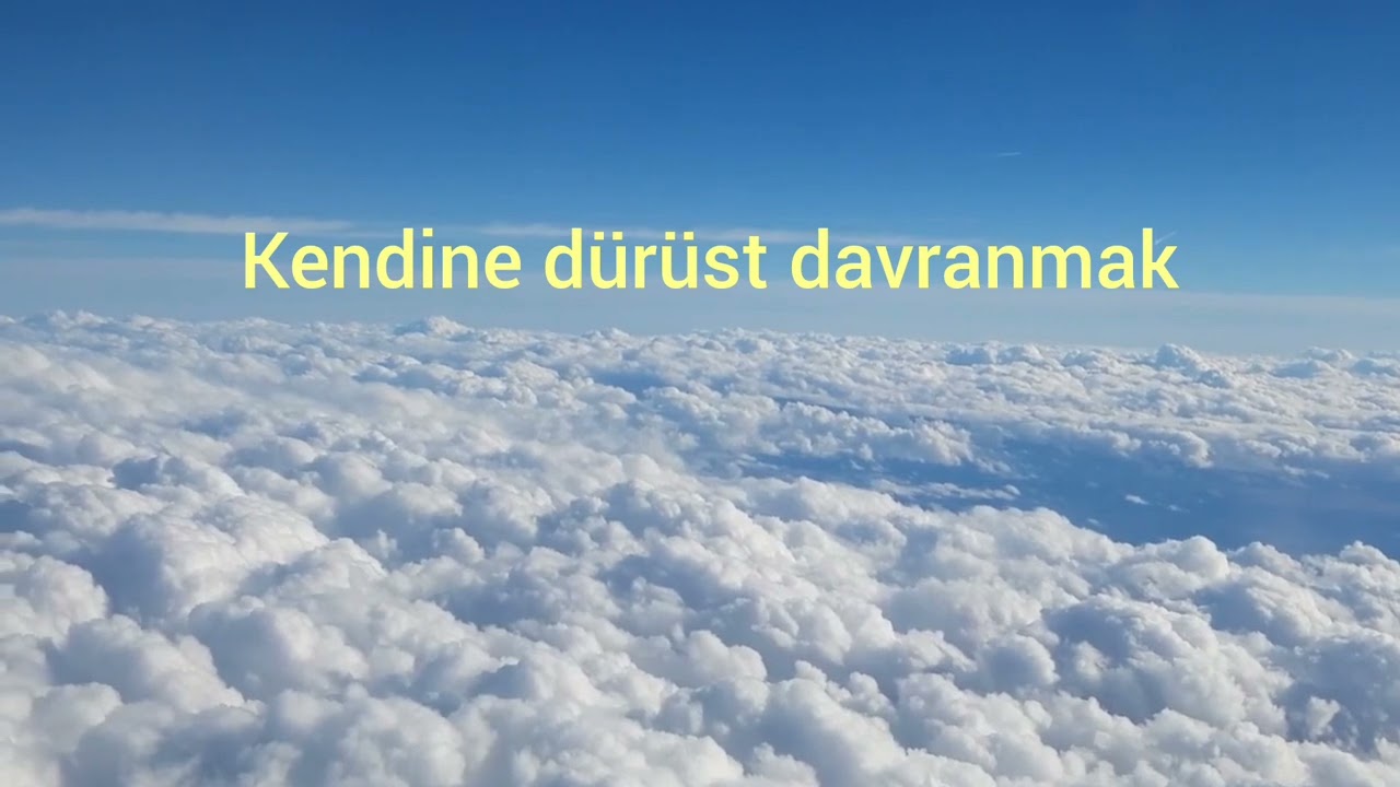 ÖZGÜVENSİZ DEĞİL, KENDİNE SADAKATSİZSİN..