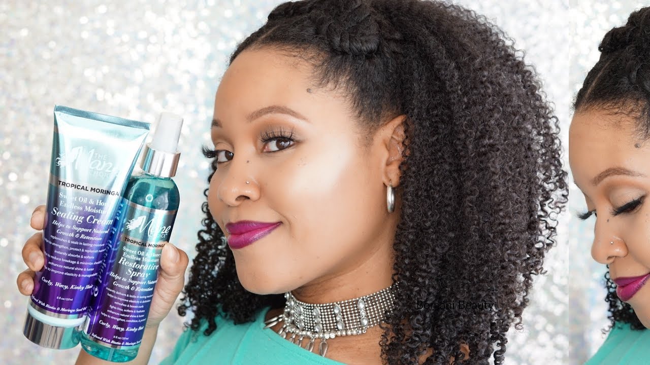 WASH & GO | The NEW Tropical Moringa Endless Moisture Collection on Natural Hair