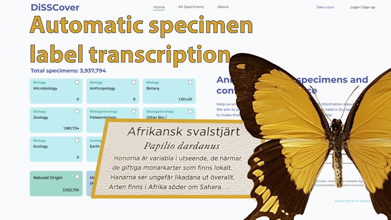 Automatic label transcription with DiSSCover (demo)