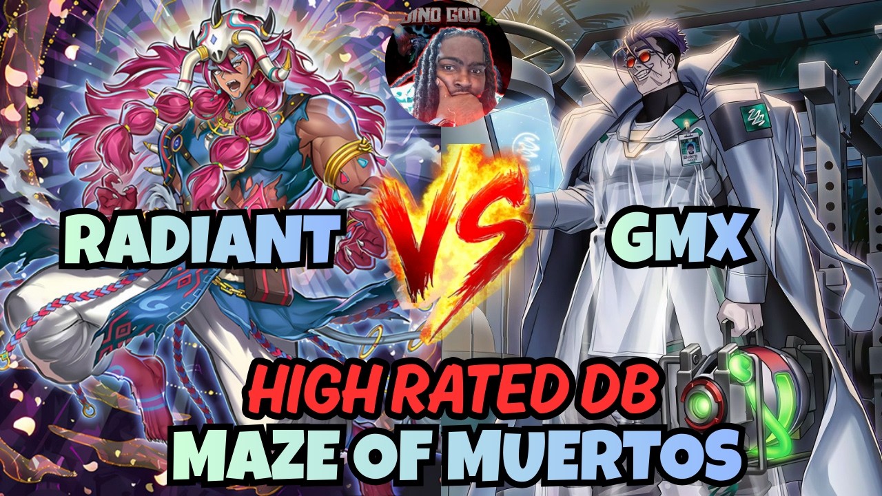 RADIANT VS GMX DINOSAUR | MAZE OF MUERTOS HIGH RATED DB YUGIOH!