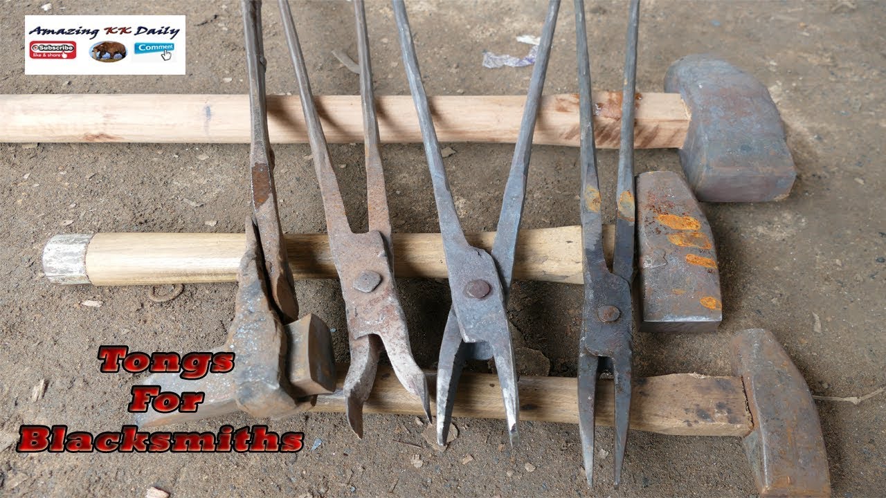 Making A Blacksmith's Tong | The Tong Is Not Very Beautiful But The Work Is