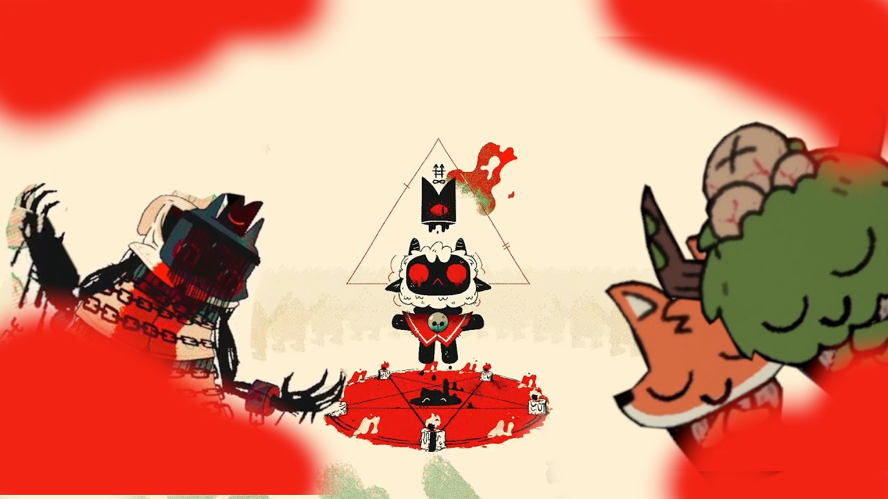 я создал свою религию в игре cult of the lamb