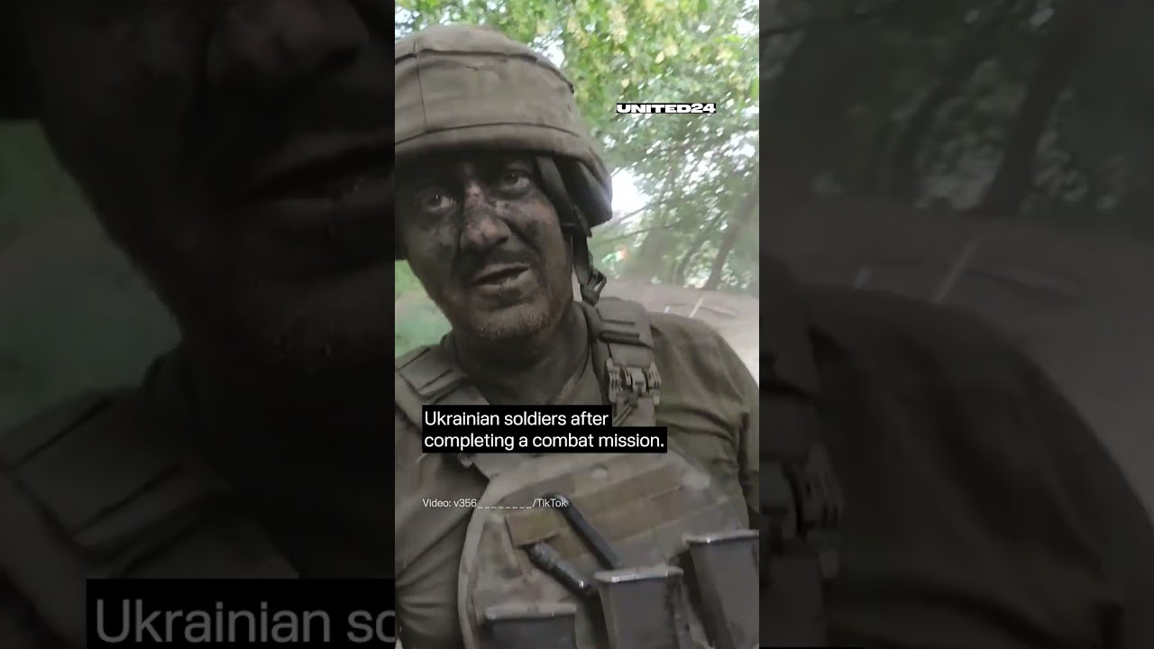 This Is What Ukrainian Soldiers Look Like After a Combat Mission #warinukraine