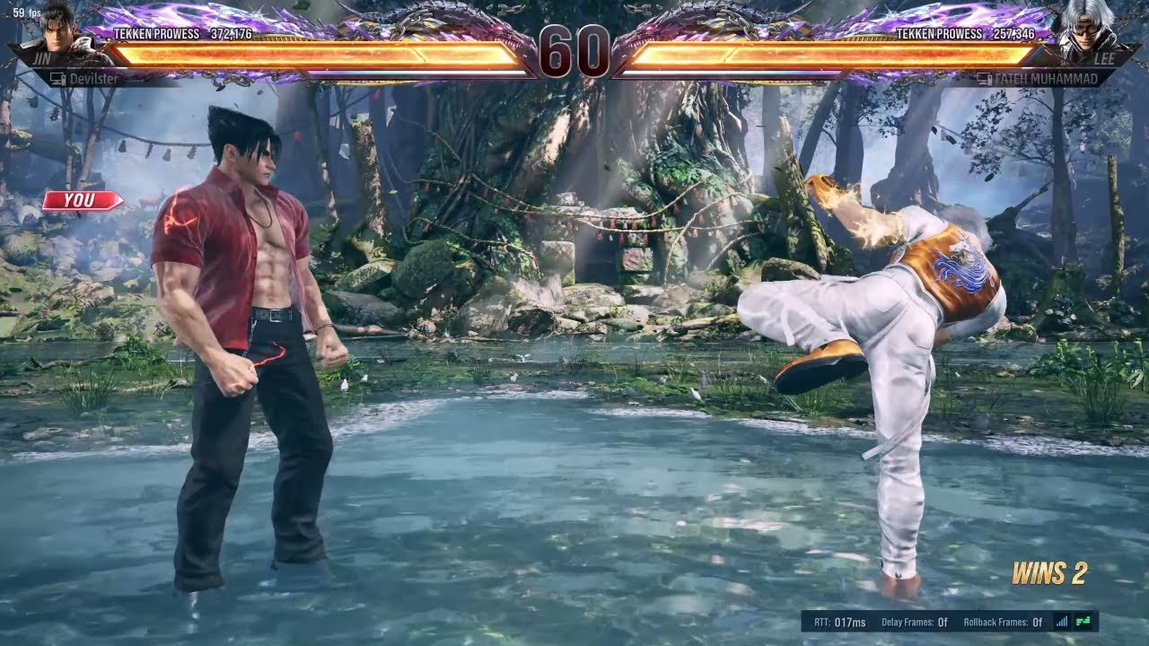 Finally Jin Fights A Strong Tekken King Lee Chaolan!