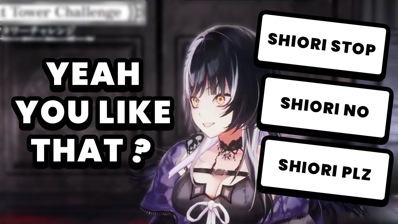Crazy how Shiori can act like this as naturally as she breath