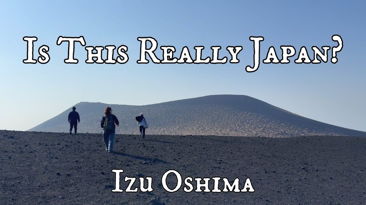 A Desert In Japan? Izu Oshima Island, Home of Godzilla! [Ura Sabaku Desert, 裏砂漠, 伊豆大島]