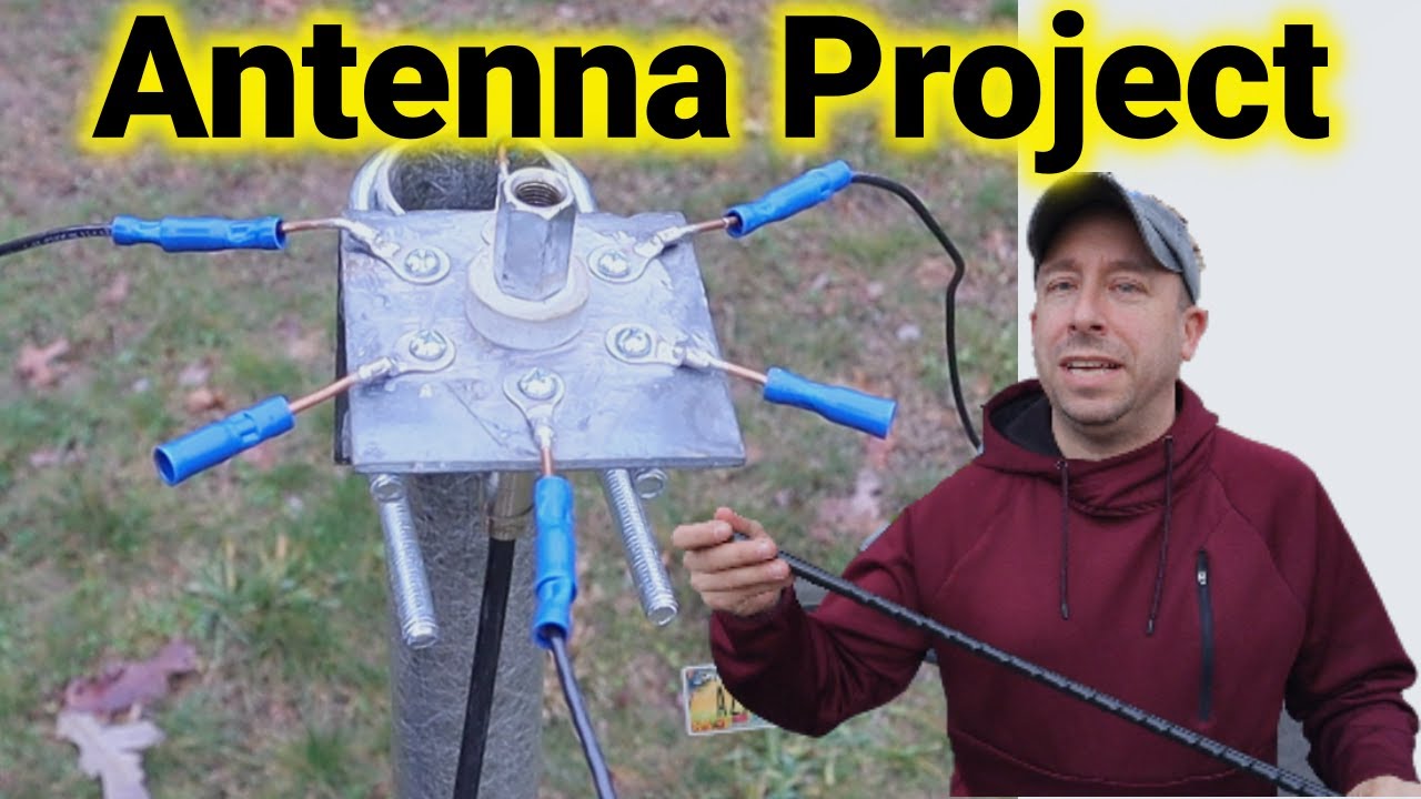 Ham Radio Antenna - Junk Box Ham Stick Mount for Portable/POTA