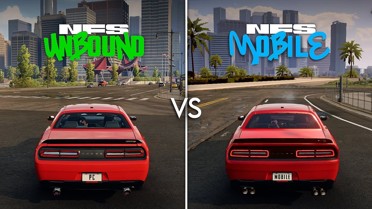 Need for Speed Mobile VS PC (Unbound) Comparison | NFS Mobile VS NFS Unbound