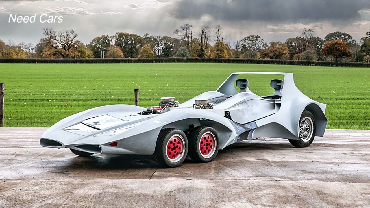 Британский Бэтмобиль 1980-х: шестиколесный Wolfrace Sonic с двумя двигателями V8.