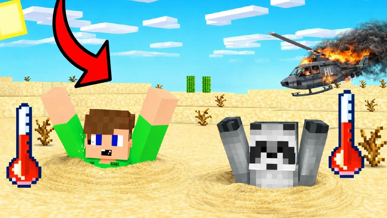 100 FOKOS SIVATAGBAN ÉLTEM A MINECRAFT-BAN! 😱