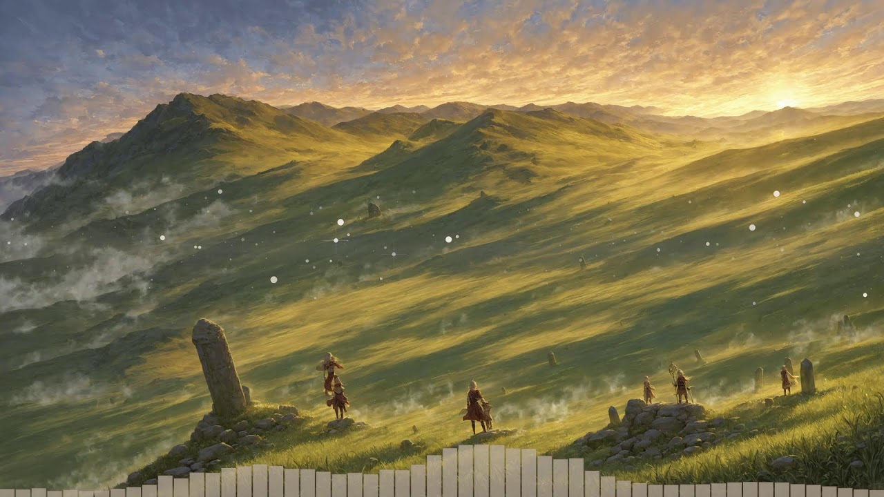Celtic Fantasy Music – Peaceful Hills & Ancient Stones | Study / Work Ambient