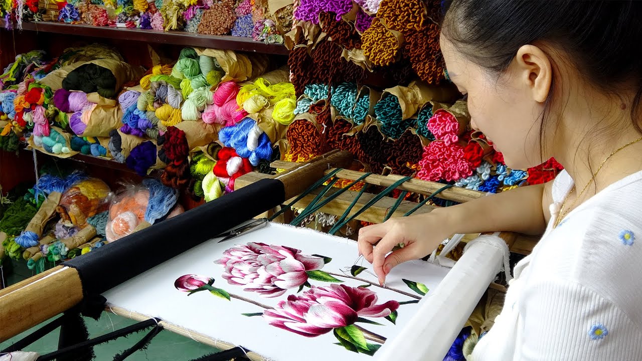 Kit131 is BEAUTIFUL Hand Embroidery Art - Full Tutorial Embroidery