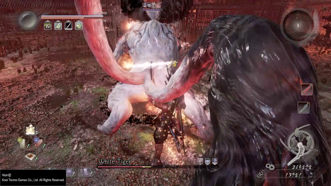 White Tiger|NO DAMAGE|NO GUARDIAN SPIRIT|Nioh by BornMosher