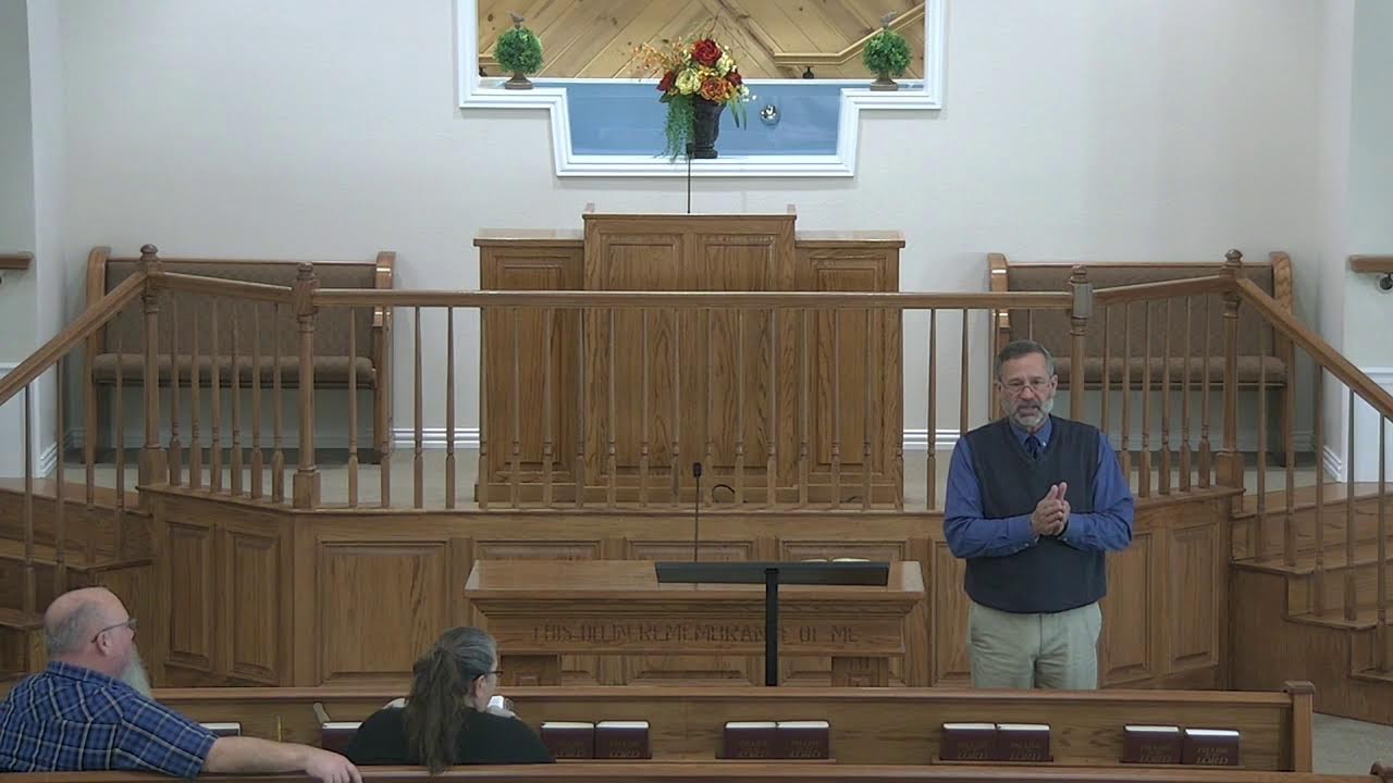 SUNDAY AM  - 01/18/26 - CARL MCCANN - BIBLE CLASS