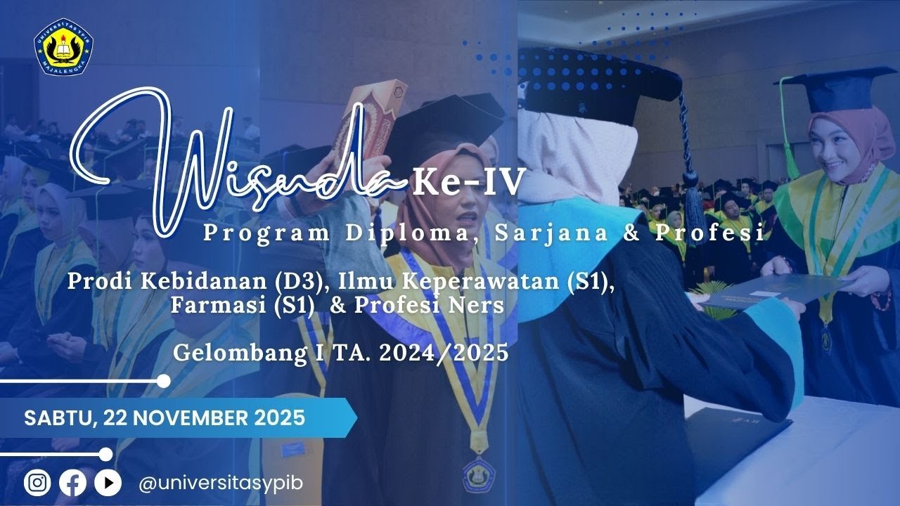 Wisuda & Sidang Senat Terbuka Universitas YPIB Majalengka TA. 2024/2025 | Wisuda Ke-IV Gelombang 2