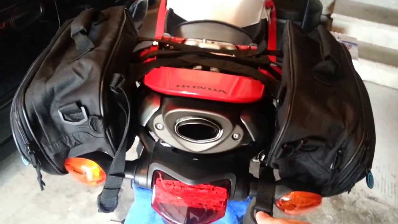 Review and install oxford sport panniers tail bags CBR600RR