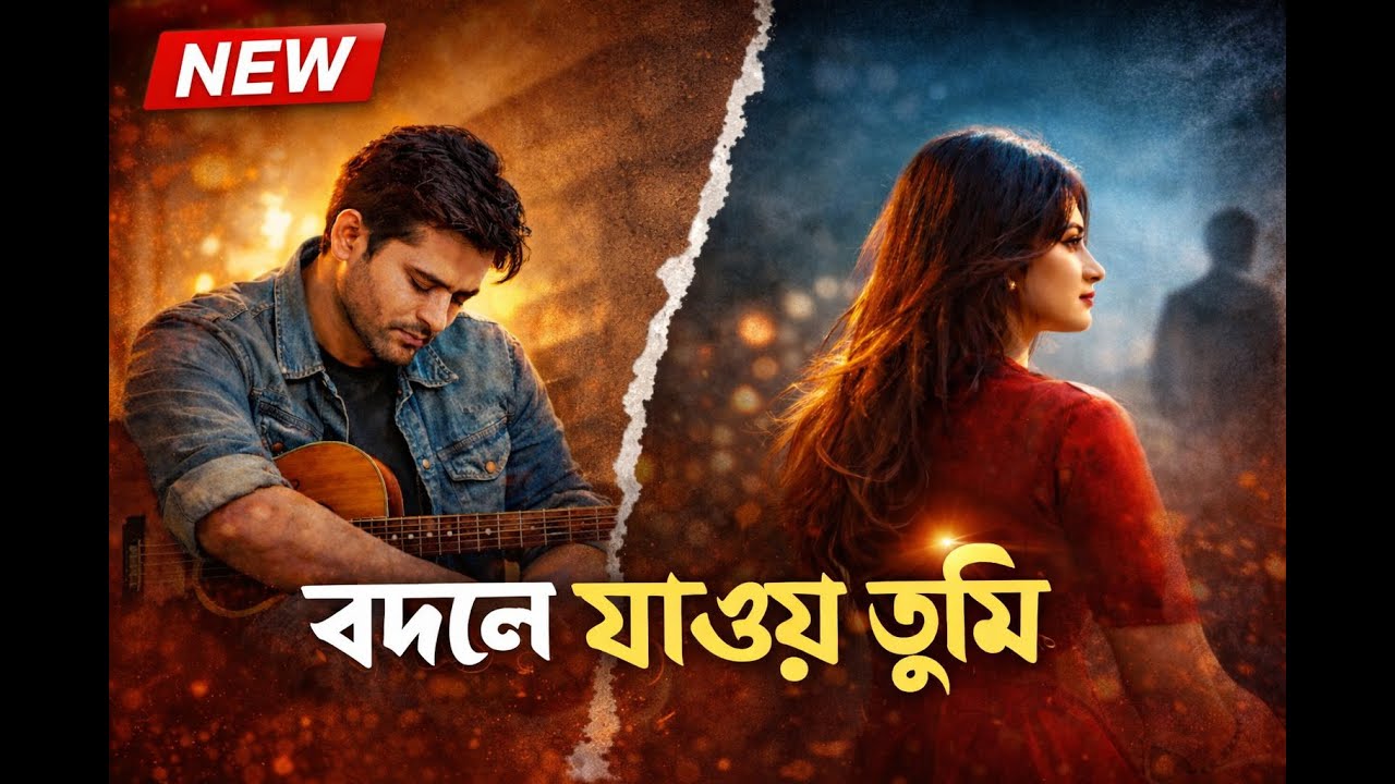 “বদলে যাওয়া তুমি”emotional bengali sad song || for lover || sad song| #breakheart #breakup