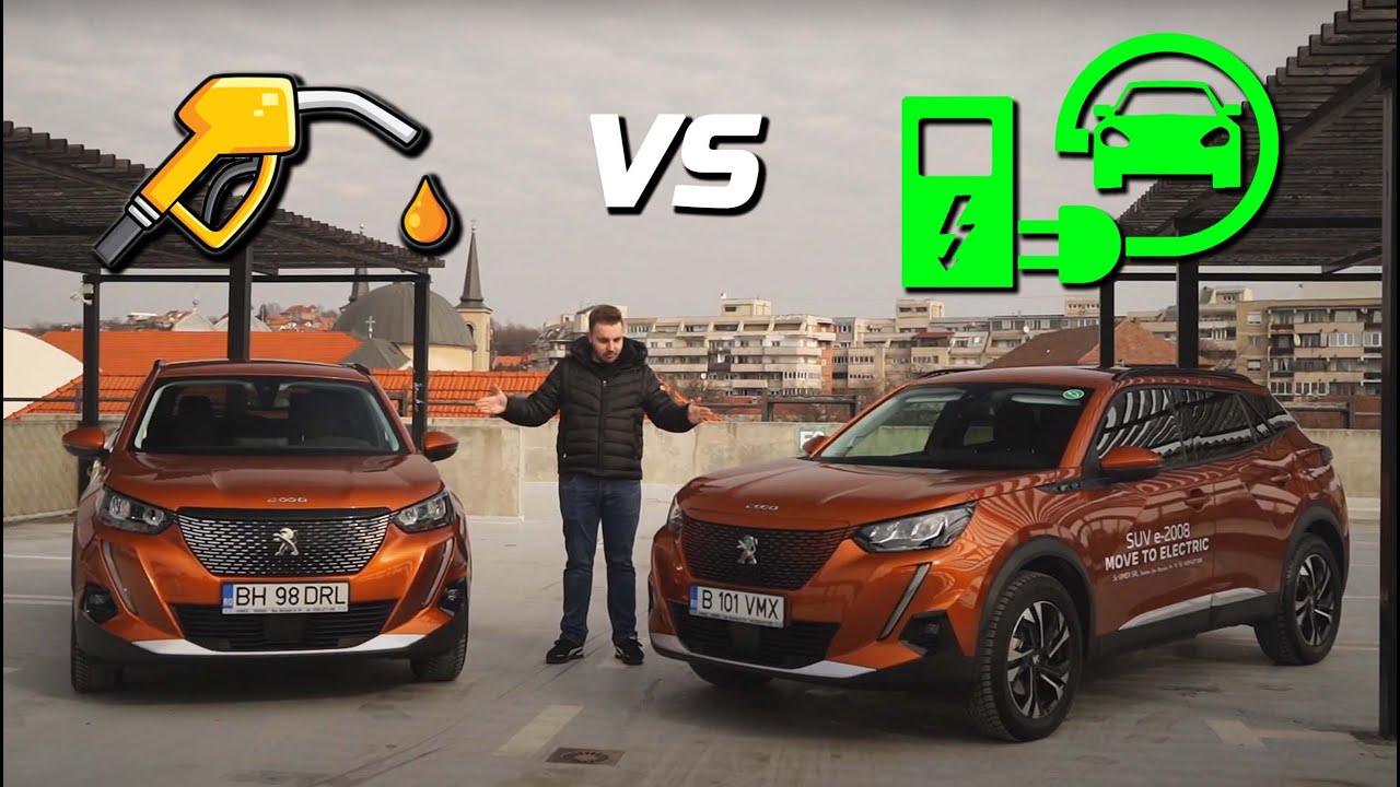 BENZINĂ vs ELECTRIC - Pe care să o alegi - cu Peugeot 2008