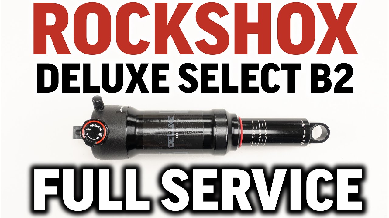 Rockshox Deluxe Select B2 Chassis Full Service guide for beginners. The anyone can service shock 👍