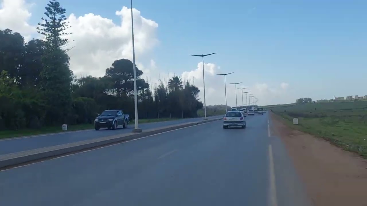 اجواء في طريق الرباط#قنيطرة #سلا #طنجة 