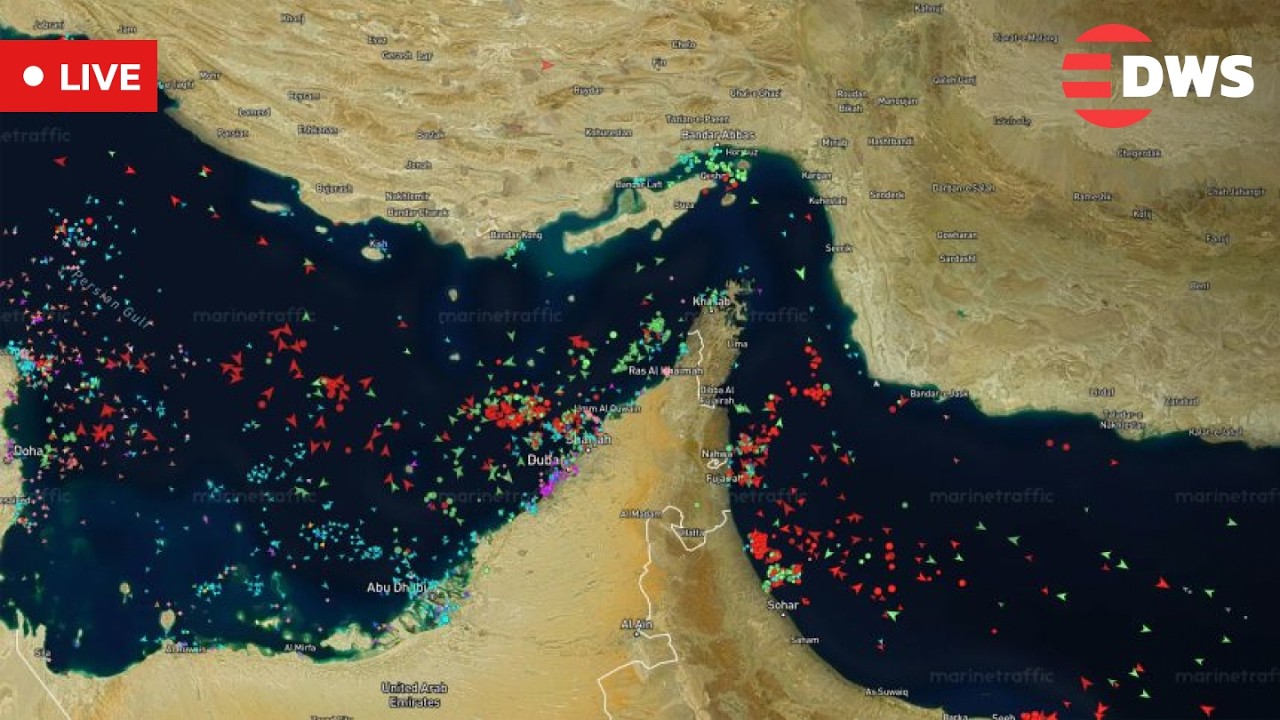 Strait of Hormuz LIVE: Shipping Traffic Monitor Amid Iran War & Trump Peace Deal Push | AH15