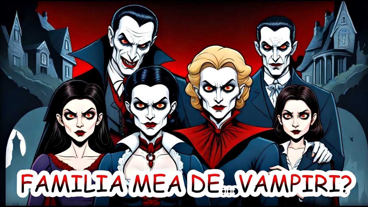 FAMILIA MEA NEBUNĂ DE...🧛🏻VAMPIRI? Cum am ajuns așa?💀 Povești de Groază