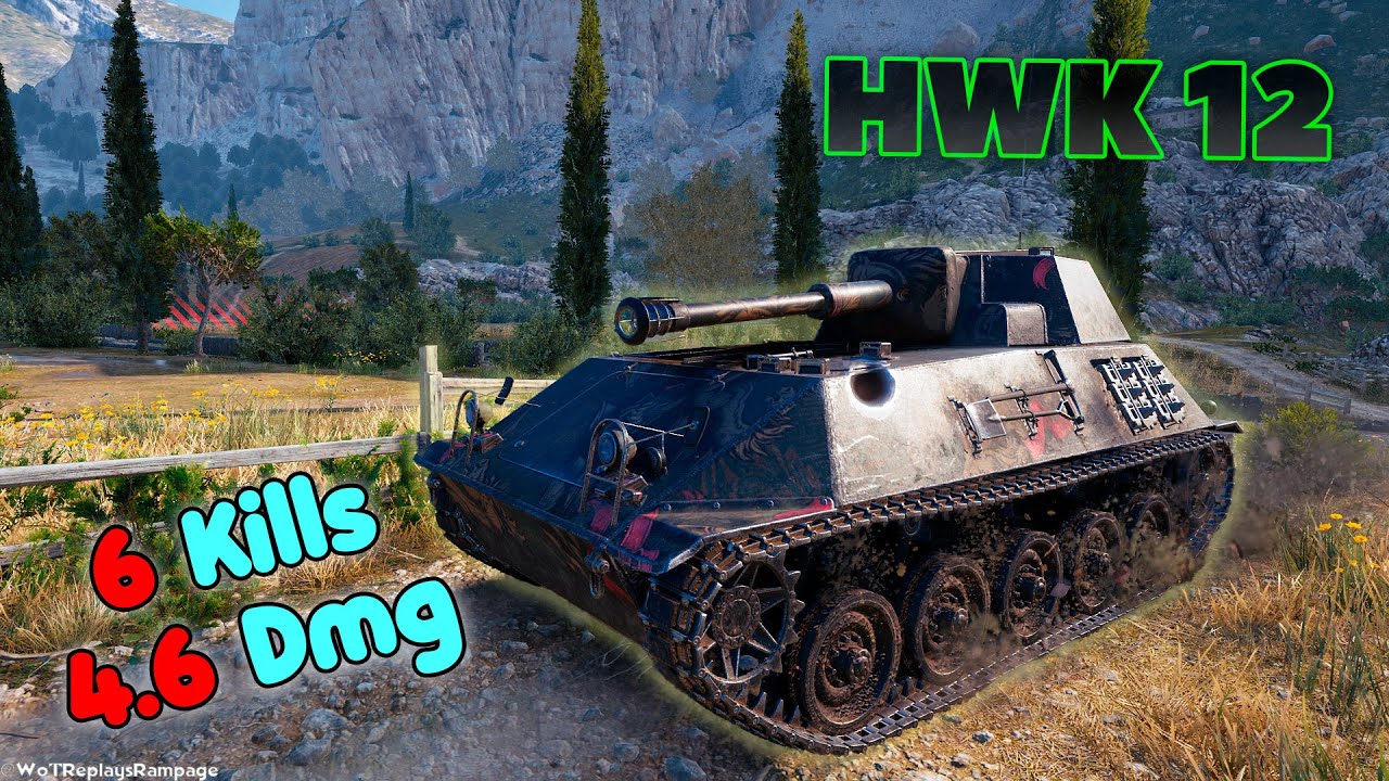 HWK 12 - 6 Frags 4.6K Damage, Master by player KleinSebi01