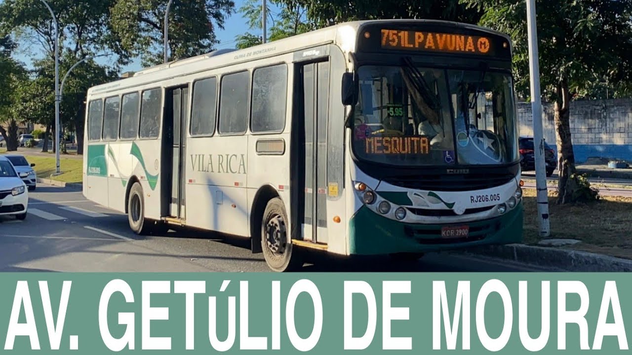 Av. Getúlio de Moura ( Mesquita ) - RJ - Movimentação de ônibus #63