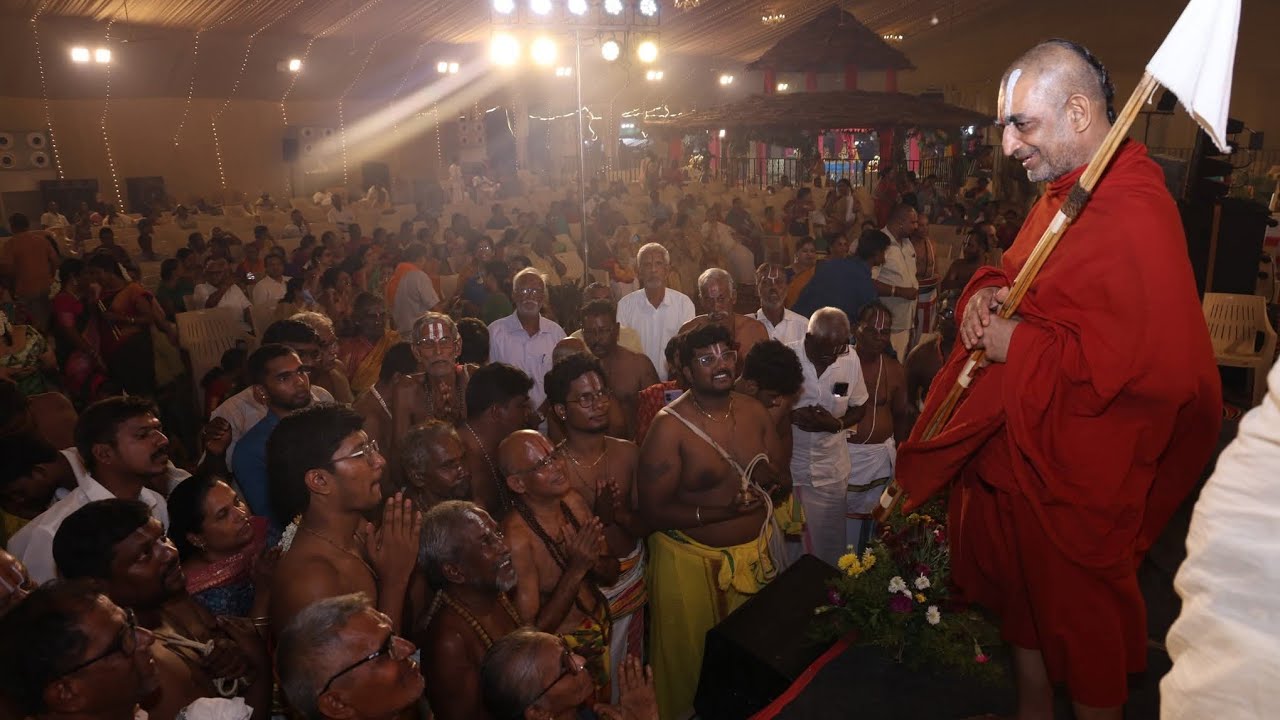 SRIMATH PARAMAHAMSA SRI SRI SRI. THRIDHANDI CHINNA JEEYAR SWAMI's MANGALAASAASANAM AND SPEECH