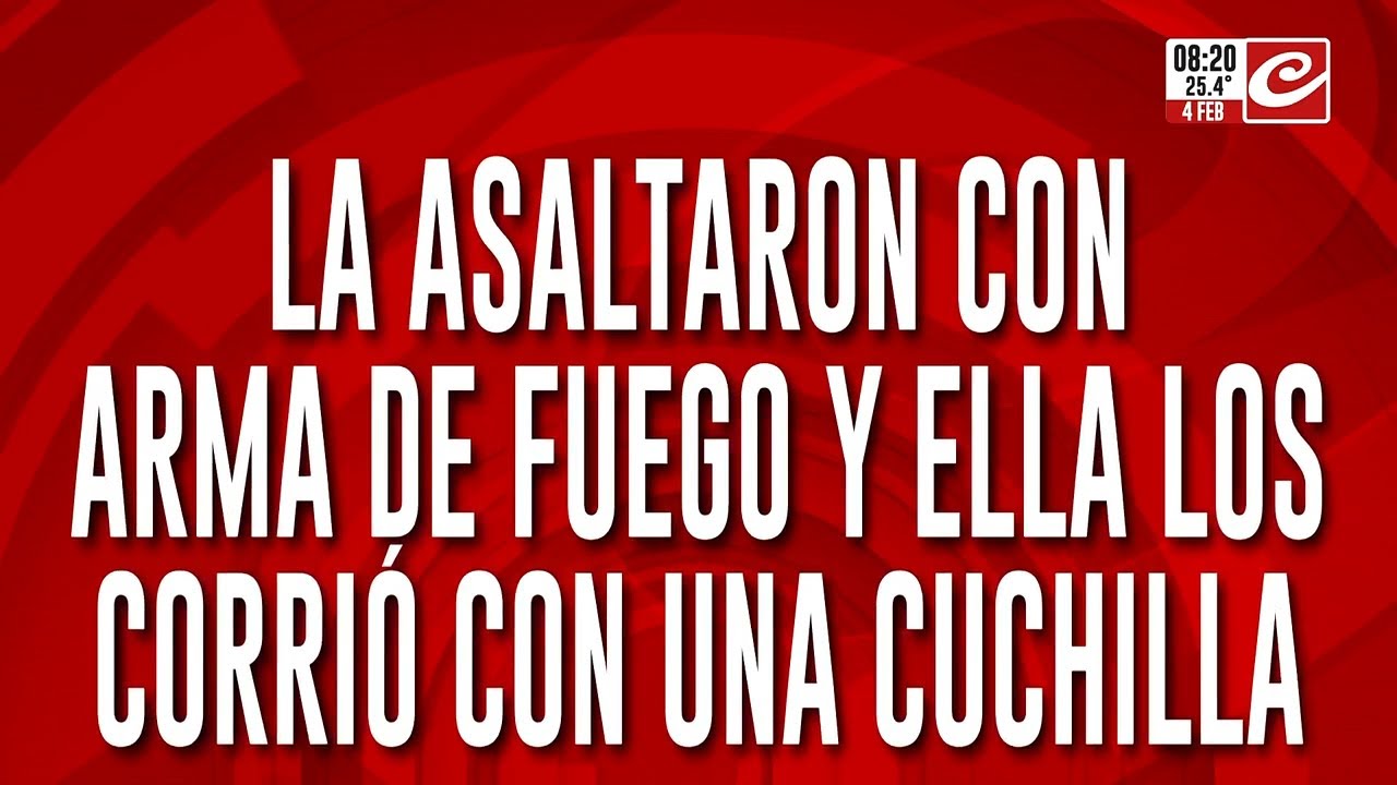 Tremendo: la quisieron asaltar y los puso en fuga a cuchillazos limpios