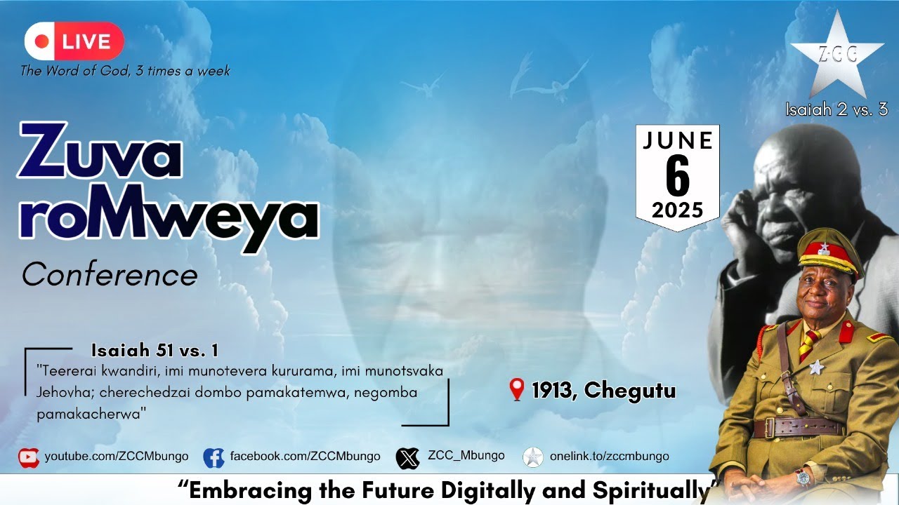 CHEGUTU CONFERENCE  UNGANO YOMWEYA  -  FRIDAY  06  JUNE 2025