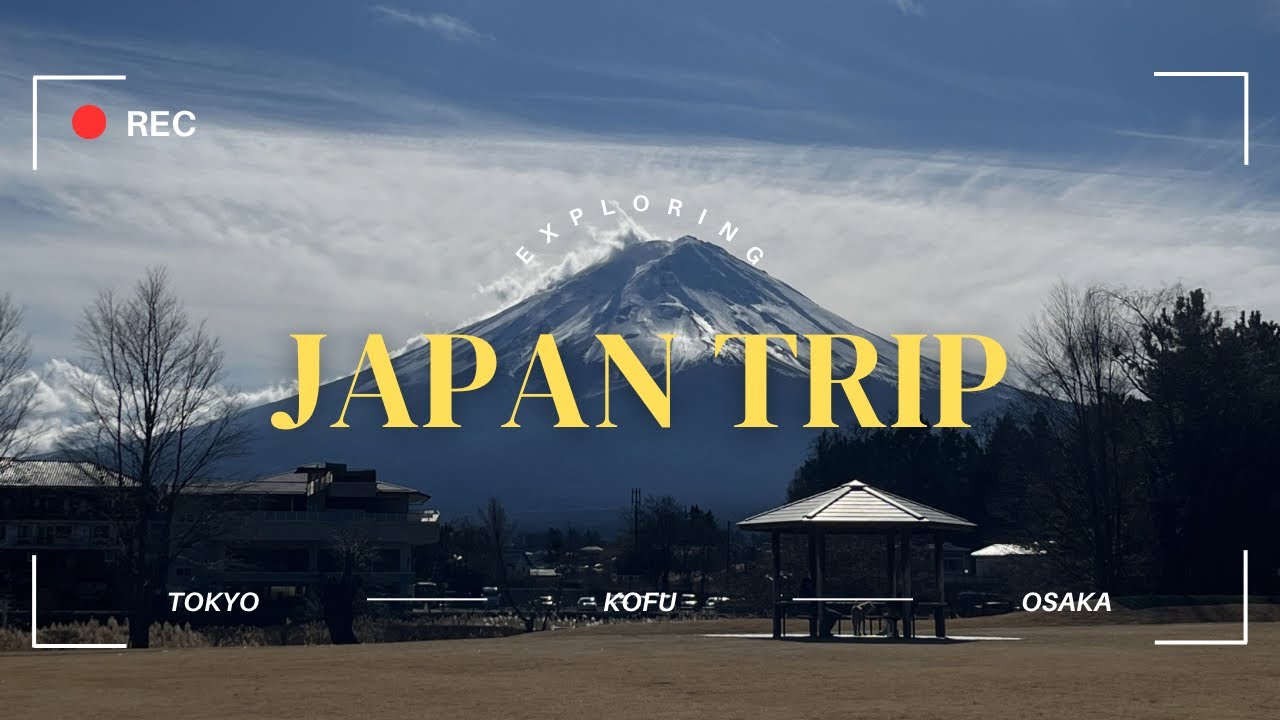🇯🇵New Years in Japan: Tokyo, Kofu, Osaka-PART 1🏯