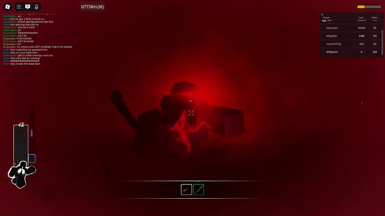Jason Voorhees crashes out and kills (almost) the whole server