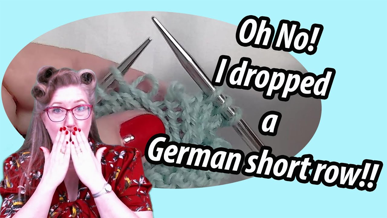 Fix Your Dropped German Short Row Stitch in Seconds!