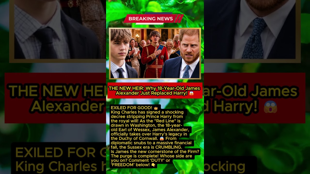BANNED! The Moment James Alexander Took Control Of Harry&rsquo;s Legacy! 👑