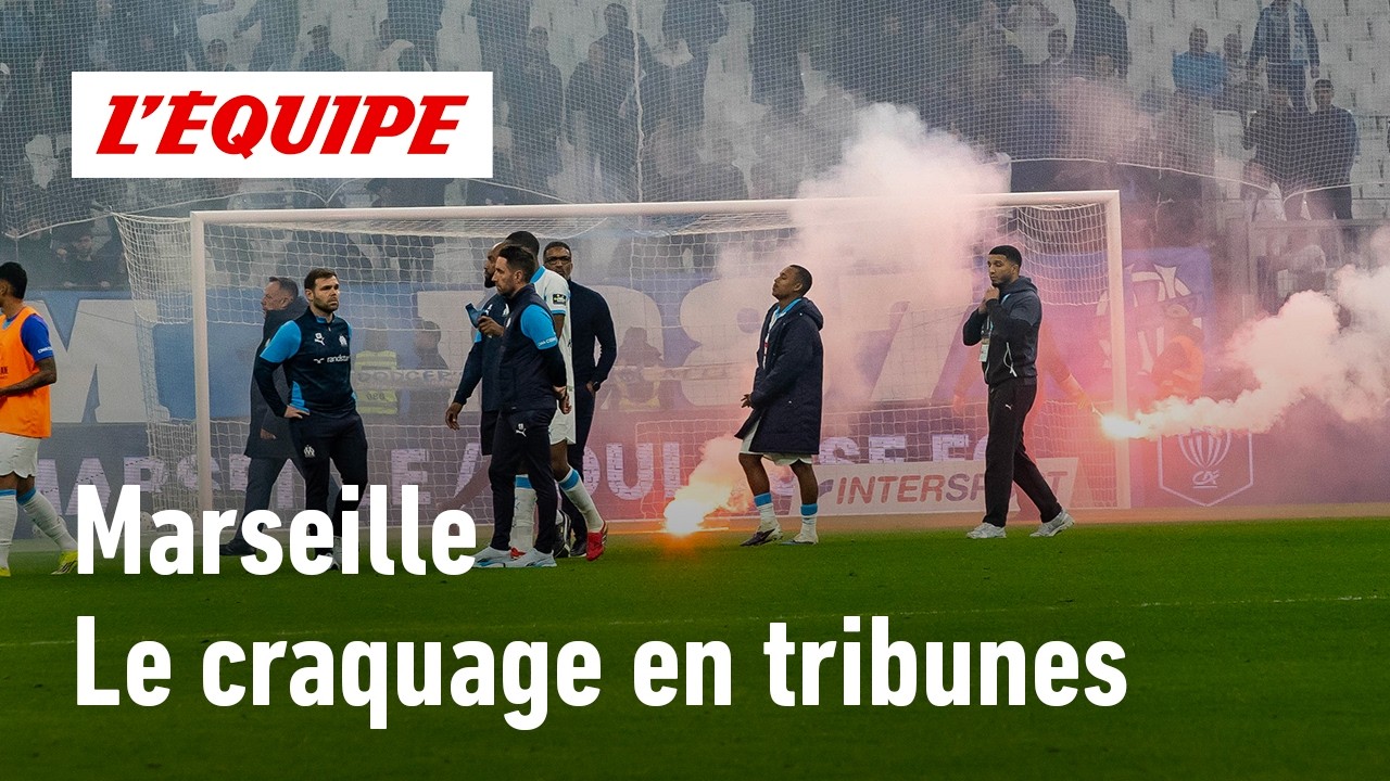 Jets de fumigènes et tensions : que s’est-il passé après la défaite de l’OM ?