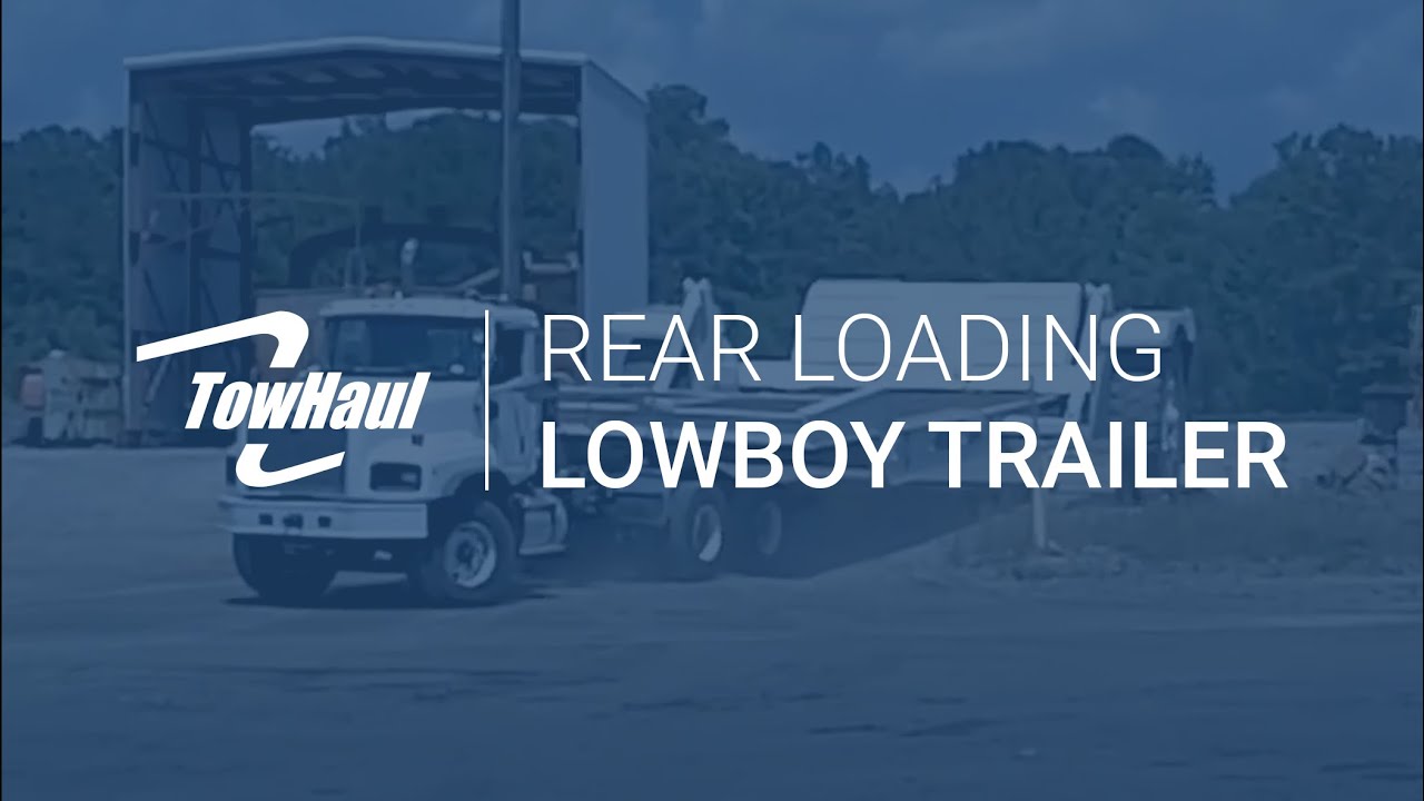 TowHaul Rear-Loading Lowboy Trailer