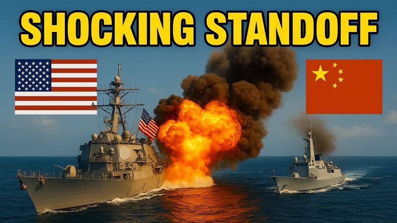 China TRAPS US Destroyer In SHOCKING Naval Standoff