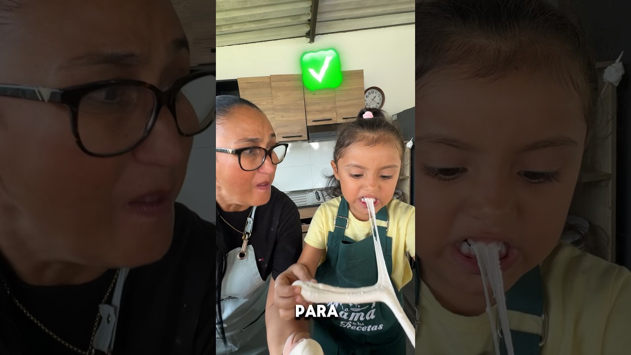 Hice slime comestible con mi nieta!!!🍭🍬🤯