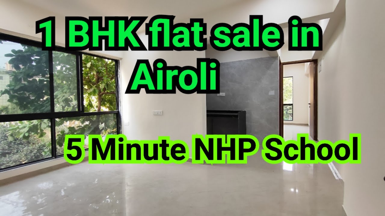 1 BHK Resale flat in Airoli 10 Minute Airoli Station #1bhk #realestate #resaleflat