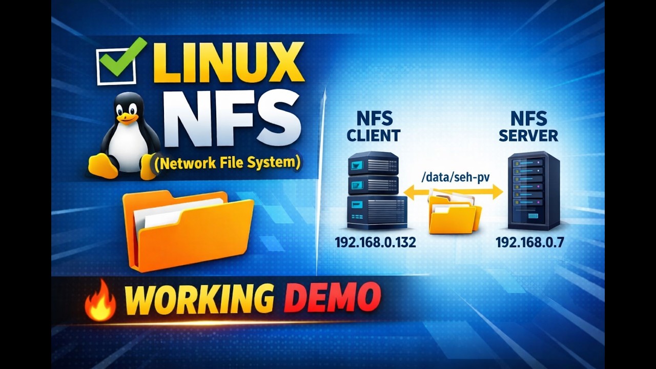NFS Server Setup in Linux (CentOS) (Step-by-Step Demo)