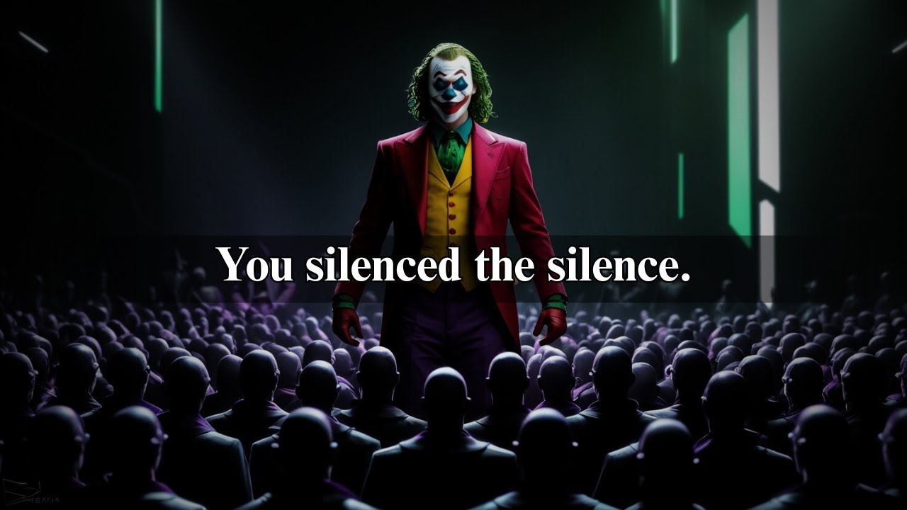 BROOO WTF DID YOU JUST SAY?! 🔥🚨 EVERYONE’S LOSING THEIR MINDS OVER YOU!! JOKER DARK MOTIVATION
