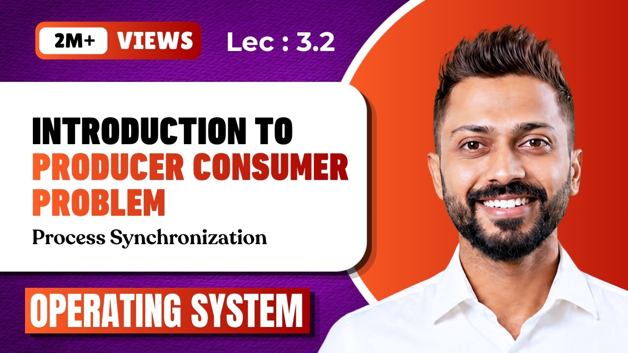 L-3.2: Producer Consumer Problem | Process Synchronization Problem in Operating System