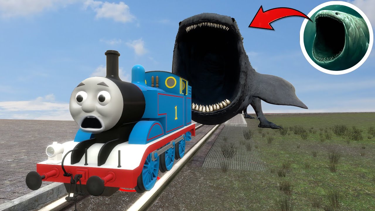 Building a Thomas Train Chased By The Bloop in Garry's Mod