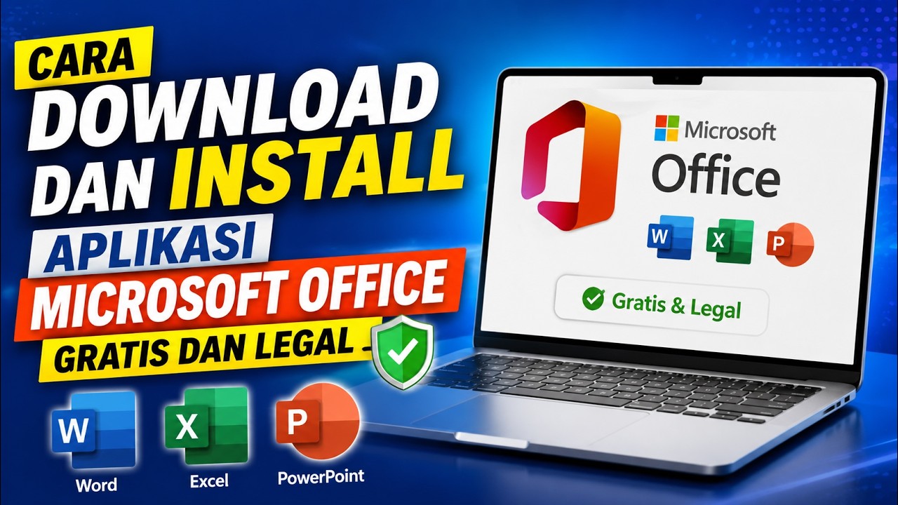 Cara Download dan Install Microsoft Office Secara Gratis dan Legal di Laptop❗