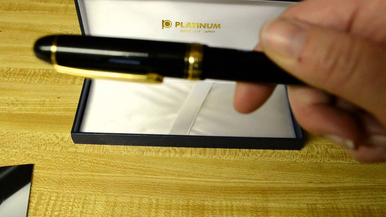 Platinum Century #3776 Music Nib Fountain Pen Review